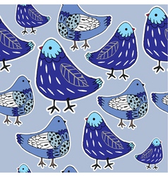 Pigeon pattern vector image