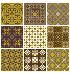 Seamless backgrounds Collection vector image