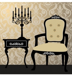 Interior scene vector image
