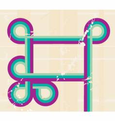 Grunge retro background vector image