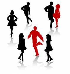 Irish dance vector image
