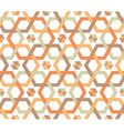 Overlapping hexagons - seamless pattern vector image