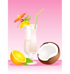 Pina colada vector image