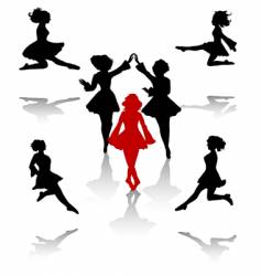 Irish dance vector image