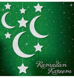 Crescent moon vector image