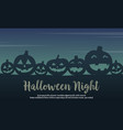 Halloween with pumpkin silhouette design Halloween with pumpkin silhouette design vector image