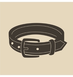 Dog collar vector image