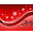 Valentines day background frame vector image