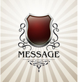 Vintage heraldry emblem6 vector image
