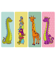 Vintage Children Banner Set vector image