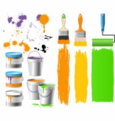 Paint bucket vector image