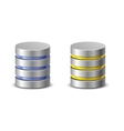 Database icons vector image