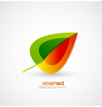 Sun leaves vector image