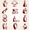 Set of cosmetics vector image