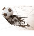 Soccer background vector image