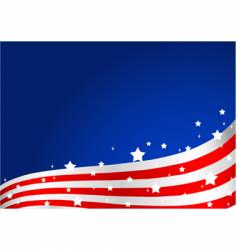 American flag vector image