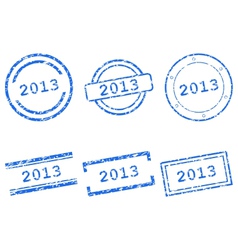 Stamps 2013 vector image