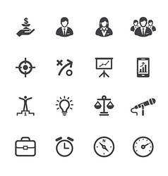Business and Finance Icons vector image
