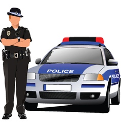 Police vector image
