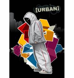Urban gangster vector image