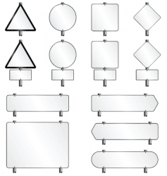 Sign white vector image