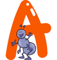 A for ant vector image