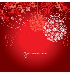 Christmas background vector image