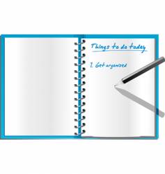 Note book vector image