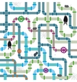 Pipeline vector image
