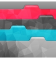 Business geometric background Paper numbered vector image