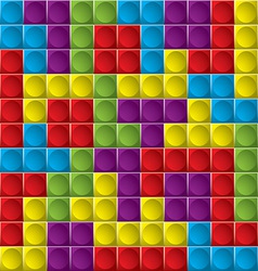 Tetris board background vector image