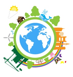 Save green02 vector image