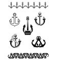 Set of anchor symbols vector image
