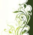 Floral background element vector image