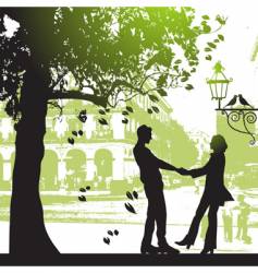 City park vector image