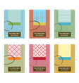 Colorful cards vector image