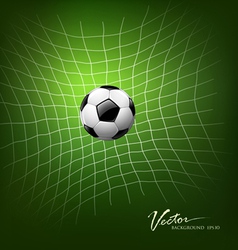 Soccer Goal vector image