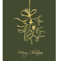 Mistletoe vector image