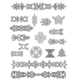 Celtic ornaments and embellishments vector image