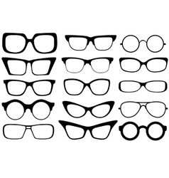 Fashion glasses vector image
