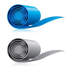 Roll of material vector image