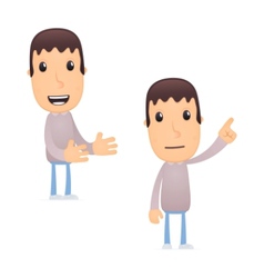 Funny cartoon guy vector image