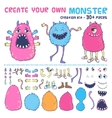 Monster creation kit vector image