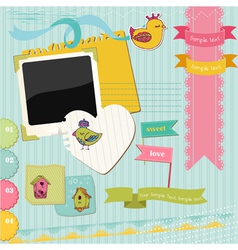Scrapbook Design Elements vector image