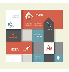 Modern Design template Graphic or website layout vector image