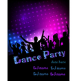 Dance party poster vector image