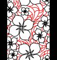 Floral seamless pattern vector image