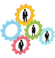 Business people technology concept vector image