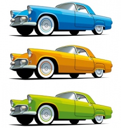 American old-fashioned car vector image