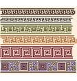 Greek meanders vector image
